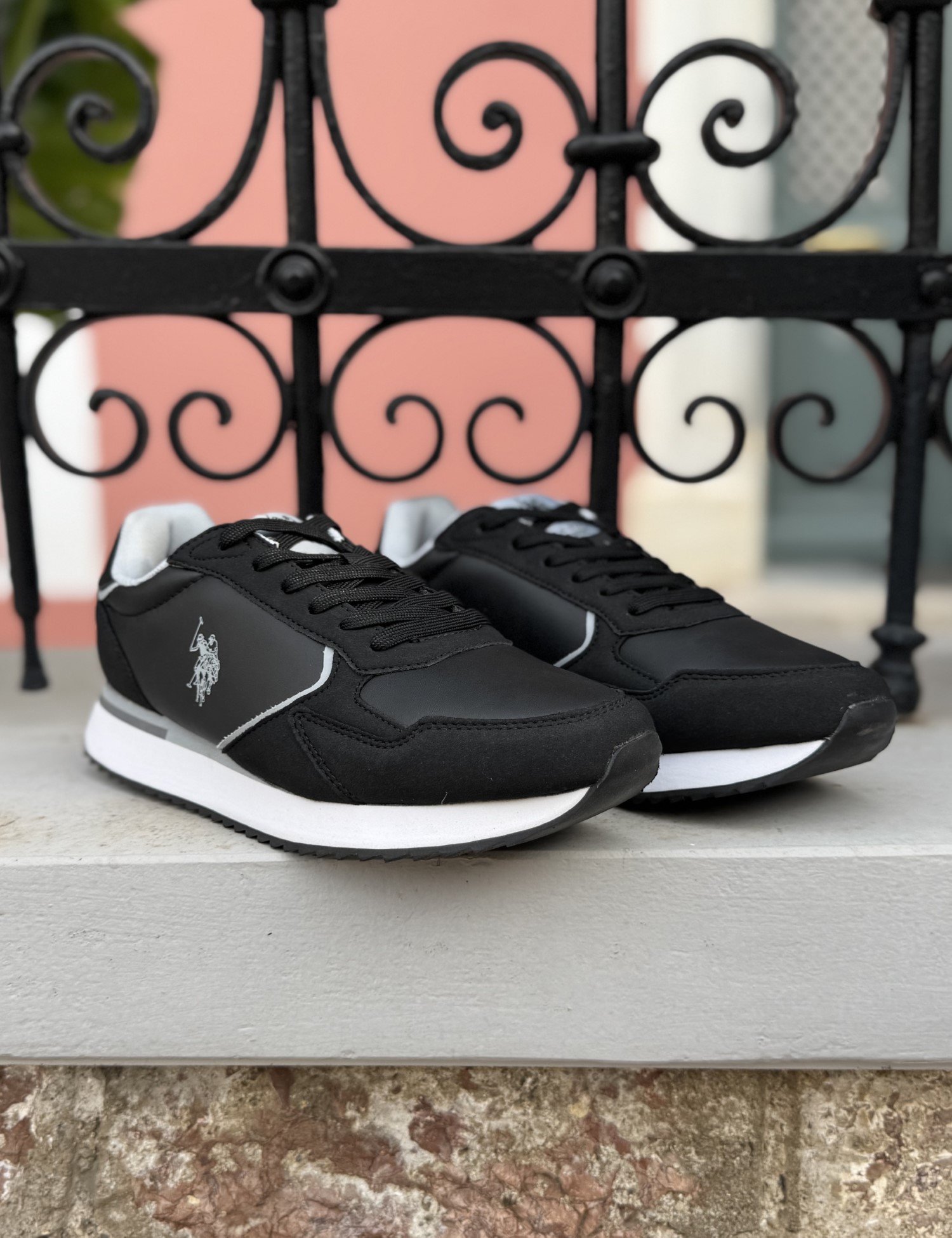 U.S. Polo Assn. ανδρικά μαύρα casual sneakers CHRIS001BLK φωτογραφία